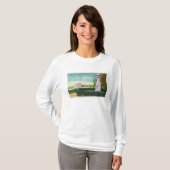 Memorial the Mayflower Women, Portico Uitzicht T-shirt (Voorkant volledig)