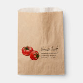 Memorial Tomato Seed begrafenis Bedankzakje (Voorkant)