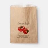 Memorial Tomato Seed begrafenis Bedankzakje (Voorkant)