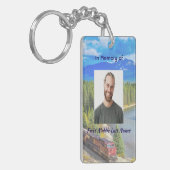 Memorial Train Rail Tram Railway Sleutelhanger (Voorkant Links)