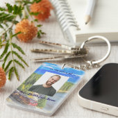 Memorial Train Rail Tram Railway Sleutelhanger (Voorkant Rechts)