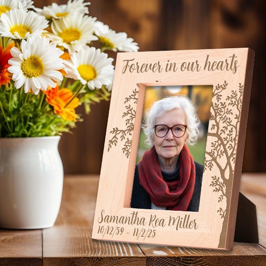 Memorial Tree Custom Gegraveerde Lijstjes