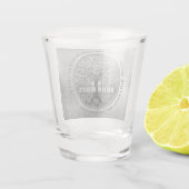 Memorial Tree of Life Shot Glass Glas (Achterkant)