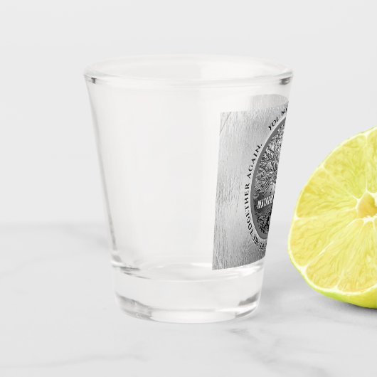 Memorial Tree of Life Shot Glass Glas (Links)