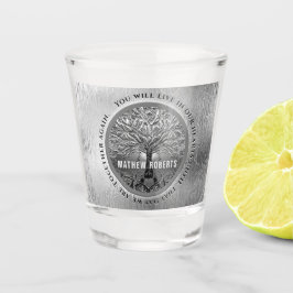 Memorial Tree of Life Shot Glass Glas