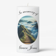 Memorial tribute pilaarkaars