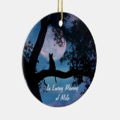 Memorial Tribution for Cat Keramisch Ornament (Rechts)