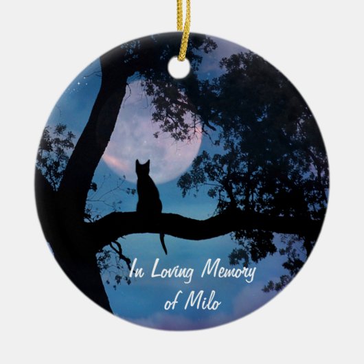 Memorial Tribution for Cat Keramisch Ornament (Voorkant)