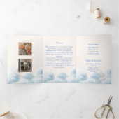 Memorial Trifold Funeral Template Drieluik Uitnodiging (Binnen)