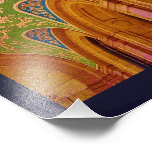 Memorial Union plafonnering Foto Afdruk (Hoek)