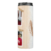 Memorial Uw vleugels waren klaar gepersonaliseerde Thermosbeker (Achterkant)