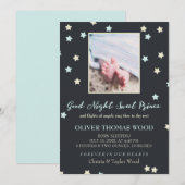 Memorial van Good Night Sweet Prince Baby Aankondiging (Voorkant / Achterkant)