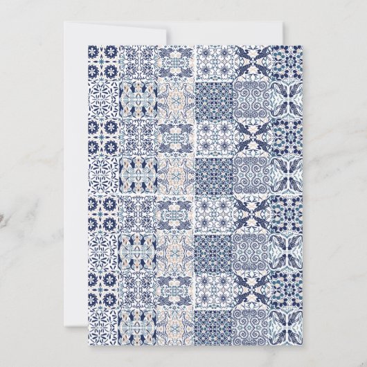 Memorial van het Japanse Quilt Pattern Kaart (Achterkant)