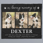Memorial van Modern Pet Loss Fleece Deken