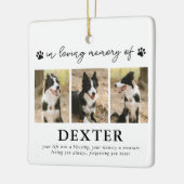 Memorial van Modern Pet Loss Keramisch Ornament (Links)