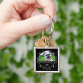 Memorial - Verlies van aangepaste foto/naam Dog Sleutelhanger (Hand)