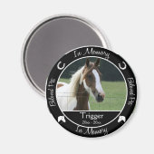 Memorial - Verlies van paarden - Aangepaste foto/n Magneet (Voorkant / Achterkant)