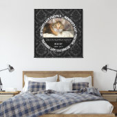 Memorial - Verlies van Pet Custom Foto / Naam Canvas Afdruk (Insitu (Slaapkamer))