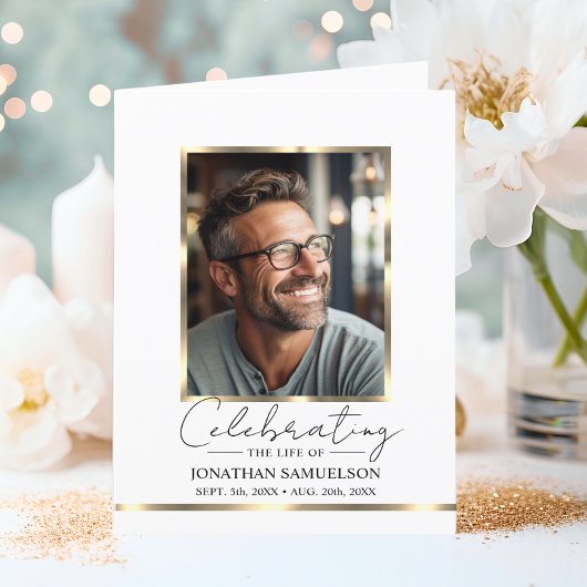 Memorial Viering van het leven Gold Programma FOTO