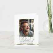 Memorial Viering van het leven Gold Programma FOTO (Voorkant)