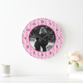 Memorial voor borstkanker personaliseren grote klok (Huis)