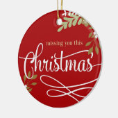 Memorial voor gezelschapsdieren met kerstfoto-naam keramisch ornament (Links)