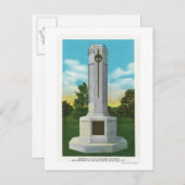 Memorial voor het Uitzicht van de onbekende soldaa Briefkaart (Voorkant / Achterkant)