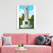 Memorial voor het Uitzicht van de onbekende soldaa Canvas Afdruk (Insitu (Woonkamer))