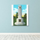 Memorial voor het Uitzicht van de onbekende soldaa Canvas Afdruk (Insitu (Houten vloer))