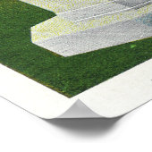 Memorial voor het Uitzicht van de onbekende soldaa Poster (Hoek)