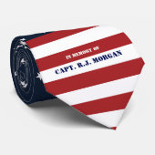 Memorial voor Honor Soldier of Vredesfunctionaris Stropdas (Opgerold)