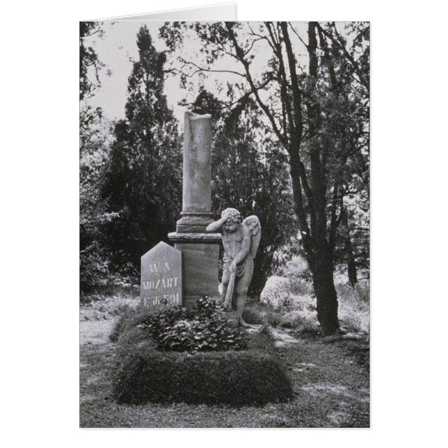 Memorial voor Wolfgang Amadeus Mozart (Voorkant)