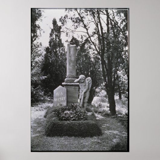 Memorial voor Wolfgang Amadeus Mozart Poster (Voorkant)