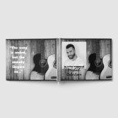 Memorial voor zwarte en witte elektrische gitaren gastenboek (Volledig)