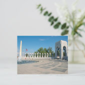 Memorial Washington, DC, National WWII Briefkaart (Staand voorkant)