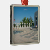 Memorial Washington, DC, National WWII Metalen Ornament (Rechts)