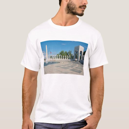 Memorial Washington, DC, National WWII T-shirt (Voorkant)