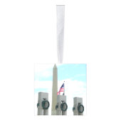 Memorial Washington Monument en WWII in DC Decoratie (Rechts)