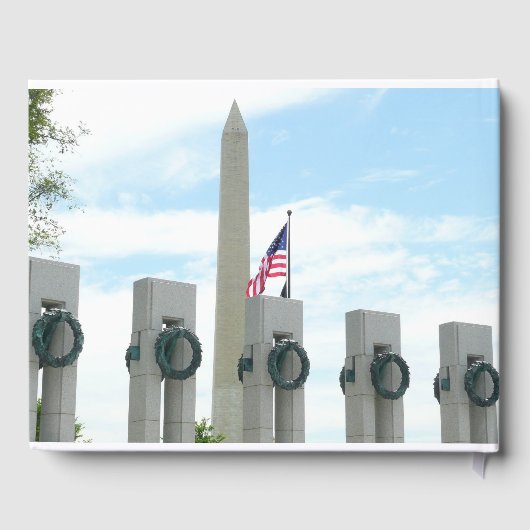 Memorial Washington Monument en WWII in DC Gastenboek (Achterkant)