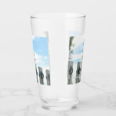 Memorial Washington Monument en WWII in DC Glas (Rechts)