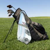 Memorial Washington Monument en WWII in DC Golfhanddoek (Groen)