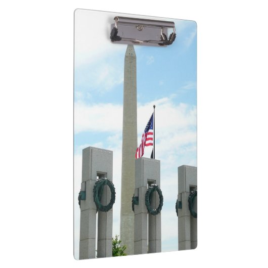 Memorial Washington Monument en WWII in DC Klembord (Rechts)