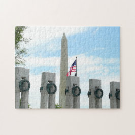 Memorial Washington Monument en WWII in DC Legpuzzel