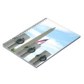 Memorial Washington Monument en WWII in DC Notitieboek (Linkerzijde)