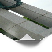 Memorial Washington Monument en WWII in DC Perfect Poster (Hoek)