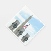 Memorial Washington Monument en WWII in DC Servetten (Hoek)