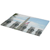 Memorial Washington Monument en WWII in DC Snijplank (Hoek)