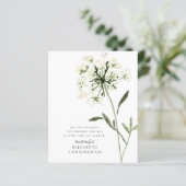 Memorial Waterverf Flower Botanicals Elegant (Staand voorkant)