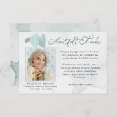 Memorial Waterverf laat Bedankt in het hart Foto (Voorkant / Achterkant)