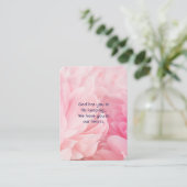 Memorial Waterverf Rozen Tuinbloem Visitekaartje (Staand voorkant)